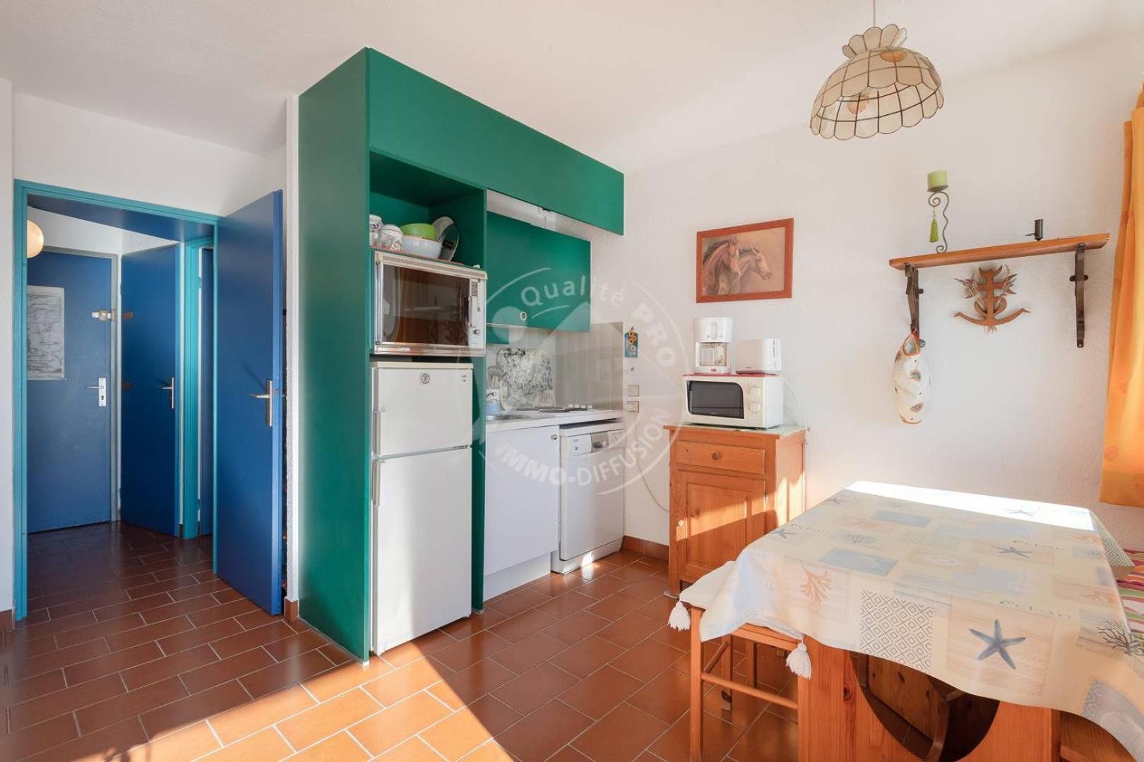 As4269 - Studio Cabine Direct Sur Plage Vue Mer Et Parking Prive Et Numerote Le Grau-du-Roi Kültér fotó